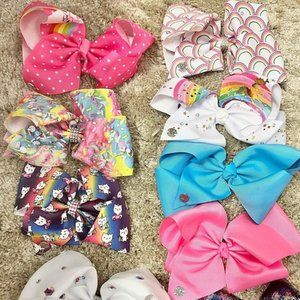 Jojo Bows Lot - Large Hairbows (9)